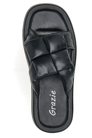 Ciabatte Flatform Grazie 3780 Nere
