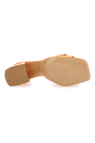 Mules Chic Pittarello 0148 Arancione Metallizzato