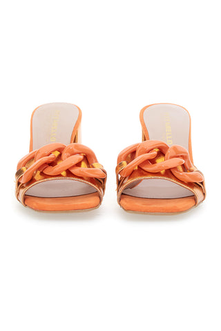 Mules Chic Pittarello 0148 Arancione Metallizzato