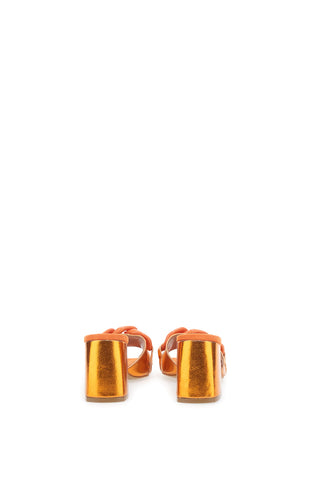 Mules Chic Pittarello 0148 Arancione Metallizzato