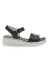 Sandali Flatform Neri Pittarello 8215443