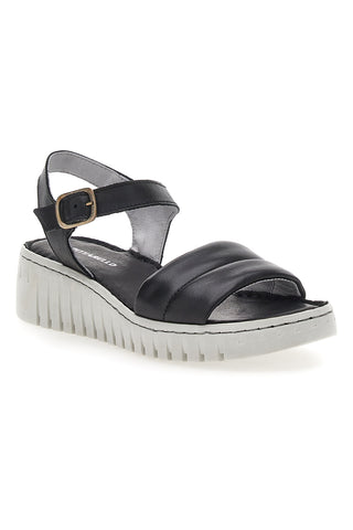 Sandali Flatform Neri Pittarello 8215443