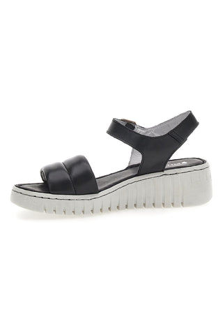 Sandali Flatform Neri Pittarello 8215443