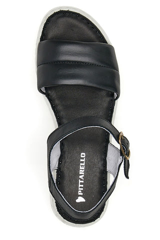 Sandali Flatform Neri Pittarello 8215443