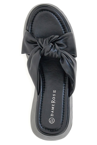 Ciabatte Platform Nere Dame Rose 41