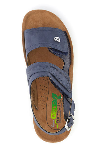 Sandali con Platform Eco Bio 231422 Blu