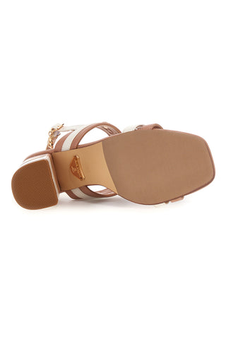 Sandali con tacco Laura Biagiotti 8106 Beige