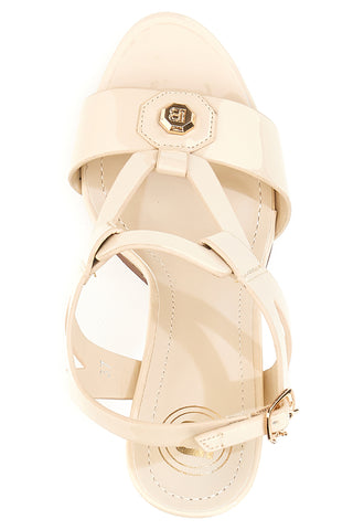 Sandali con Tacco Laura Biagiotti 8124 Avorio