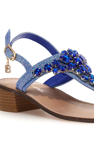 Sandali Gioiello Laura Biagiotti 8077 Blu Royal