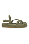 Sandali Espadrillas Pittarello 6467 Verde Militare
