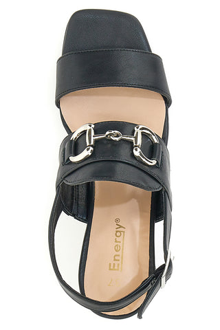 Schwarze Sandaletten „Energy 360“.