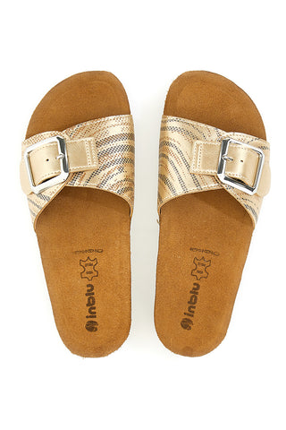 Hausschuhe mit Maxi-Schnalle Inblu 32 NM Platinum