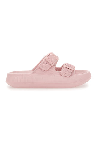 Chunky Woz 4 Rosa Hausschuhe