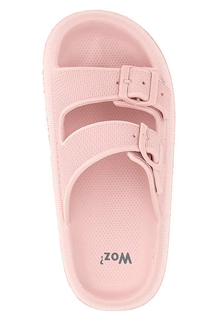 Chunky Woz 4 Rosa Hausschuhe
