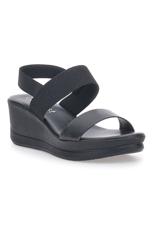 Sandali con Platform Cafe' Cost 2 Neri