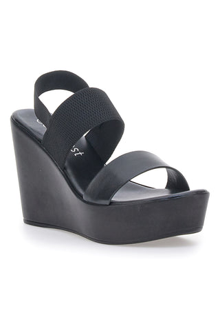 Sandali con Platform Cafe' Cost 3 Neri