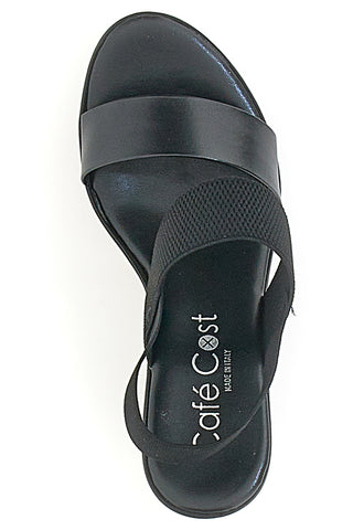 Sandali con Platform Cafe' Cost 3 Neri