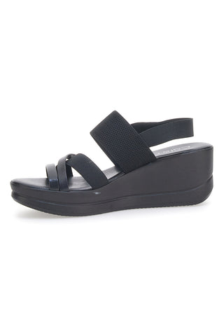 Sandalen mit Plateau Cafè Cost 9936 Schwarz