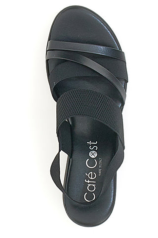 Sandalen mit Plateau Cafè Cost 9936 Schwarz