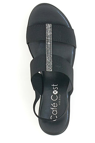 Sandali con Platform Cafe' Cost 4 Neri