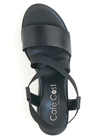 Sandalen mit Plateau-Cafè kosten 300 Schwarz