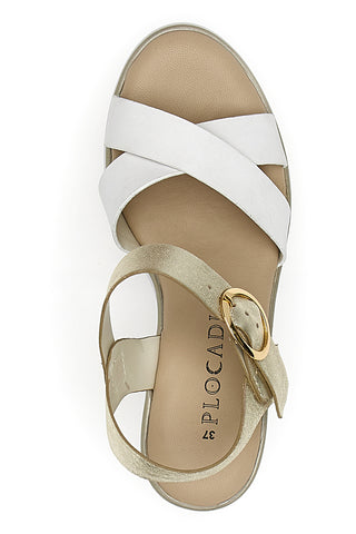 Plocadi Keilsandalen 19849 Weiß