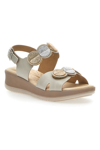 Sandalo Slingback Beige Vany Clipps 542481