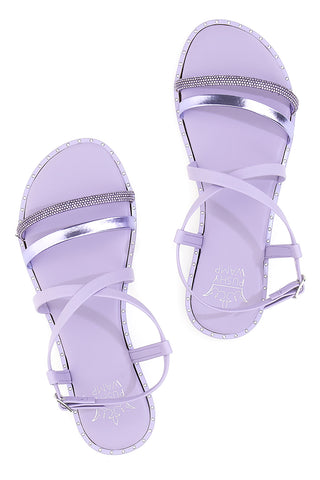 Sandali Flat Pushy Wamp 1838 Lilla