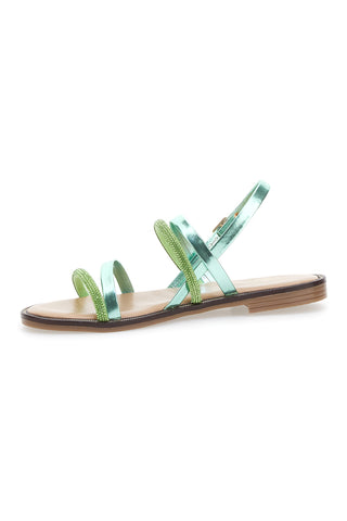 Sandali Flat Pushy Wamp 1576 Verdi