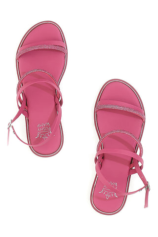 Sandali Flat Pushy Wamp 1830 Rosa