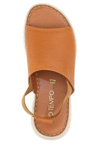 Meine Zeit Sandalen 341005 Cognac