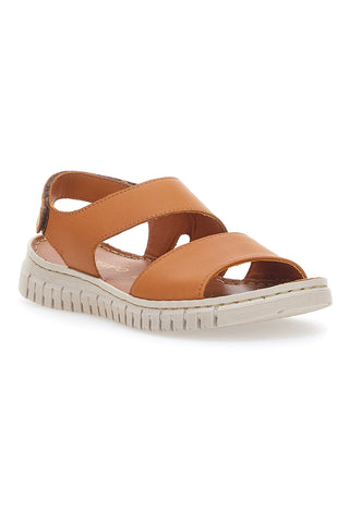 Sandali Flatform Mio tempo 341060 Cognac