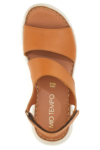 Sandali Flatform Mio tempo 341060 Cognac
