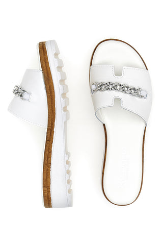 Pittarello 3331 Weiße Hausschuhe