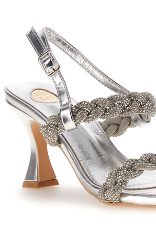 Sandali con Tacco First Lady 30 Argento