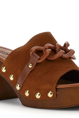 Zoccoli Riflessi Moda 15128 Marroni