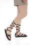 Pittarello-Seilsandalen 6479 Schwarz