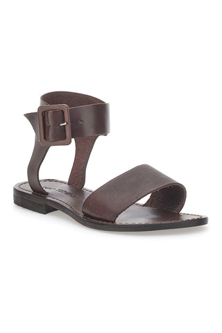 Sandali Vera Pelle Mio Tempo 1734 Marroni