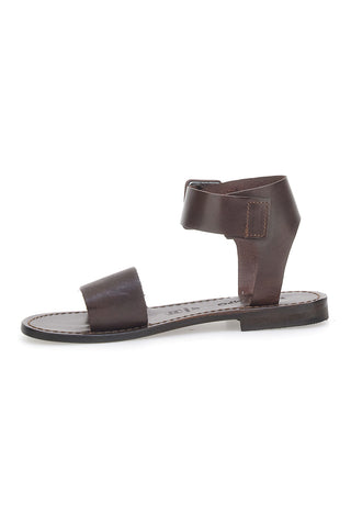 Sandali Vera Pelle Mio Tempo 1734 Marroni