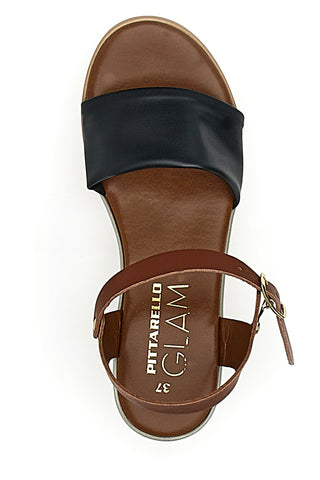 Pittarello Glam Plateausandalen 15432 Schwarz