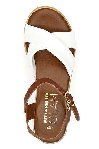 Pittarello Glam Plateausandalen 15433 Braun