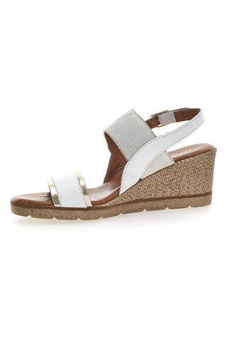 Sandali con Zeppa Mio Tempo 263045 Bianchi