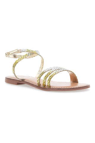 Flache Sandalen Pittarello Sun 3083 Gold