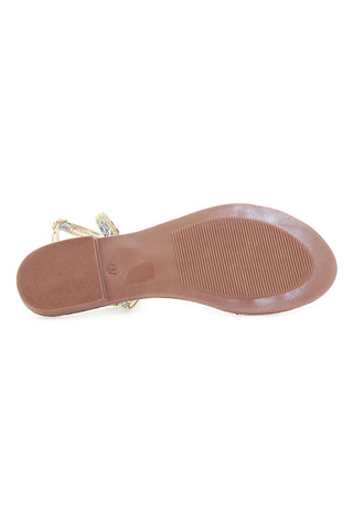 Flache Sandalen Pittarello Sun 3083 Gold