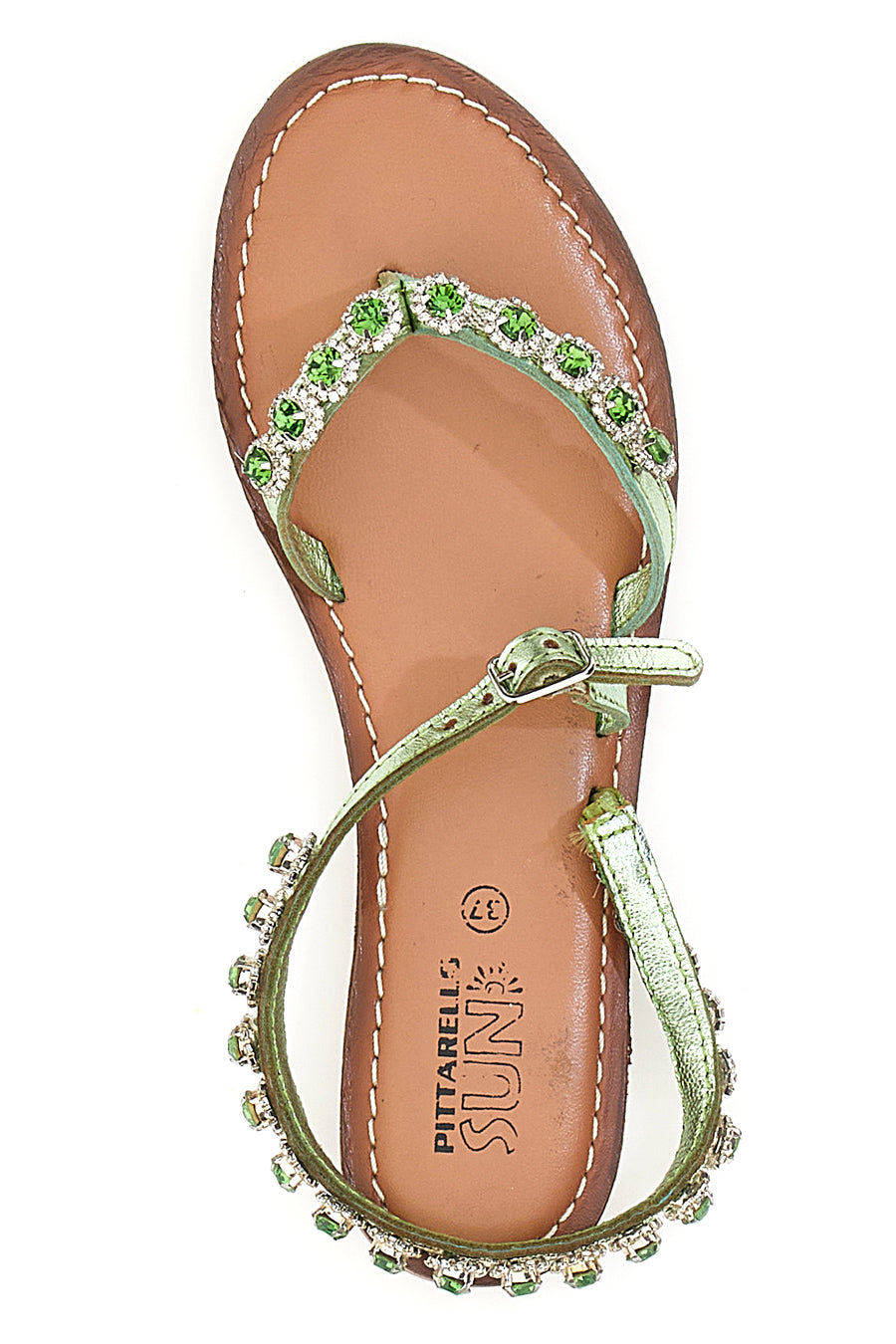 Sandali Gioiello Pitatrello Sun 2983 Verdi da Donna Pittarello
