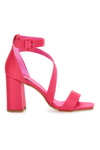 Pittarello Elite 2332 Fuchsia-Sandalen mit Absatz