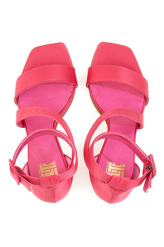 Pittarello Elite 2332 Fuchsia-Sandalen mit Absatz