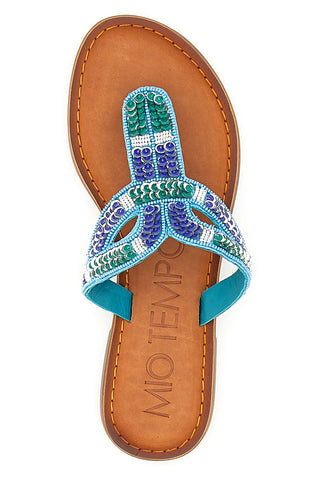 Ciabatte Infradito Mio tempo 9411 Azzurre