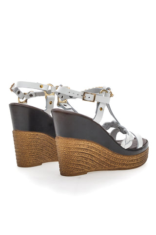 Prima Riga Keilsandalen 9216 Weiß