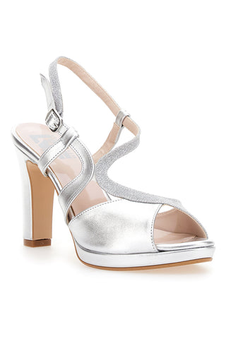 Sandali con tacco Pittarello Love 4580 Argento